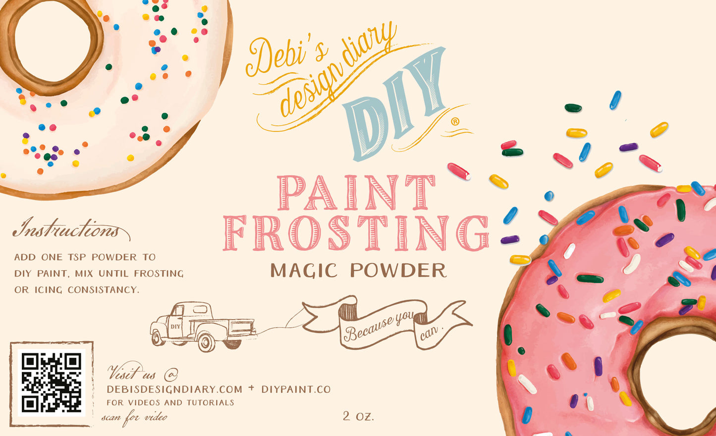 Paint frosting!